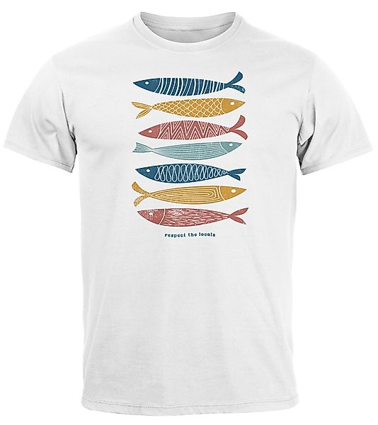 Neverless Print-Shirt Herren T-Shirt Motiv Maritim günstig online kaufen