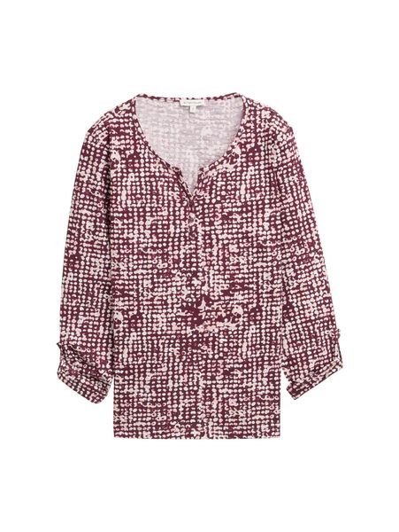 TOM TAILOR T-Shirt T-Shirt Henley Blusenshirt günstig online kaufen