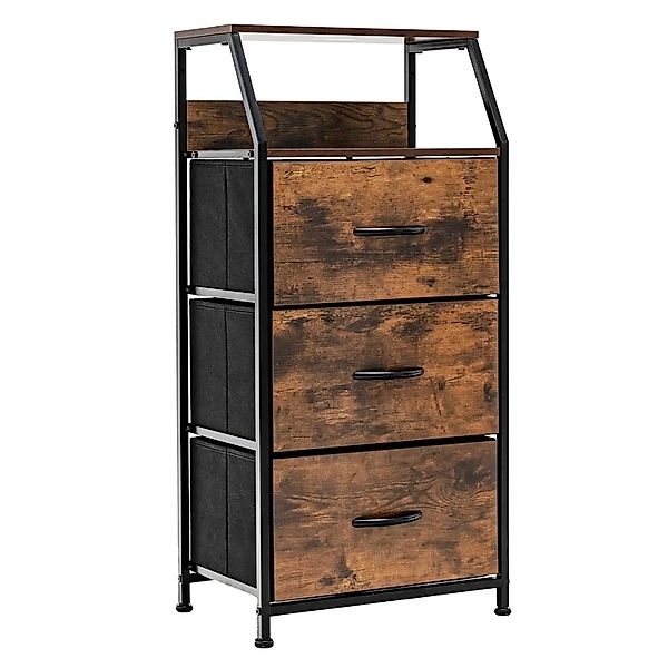 Costway Kommode 45 x 30 x 92 cm mit 3 Schubladen Aus Holz günstig online kaufen