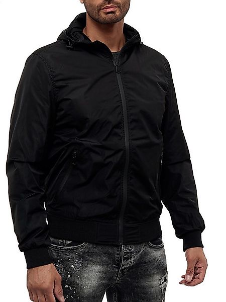 Egomaxx Blouson College Blouson mit Kapuze Regen Bomber (1-St) ED-RIM günstig online kaufen