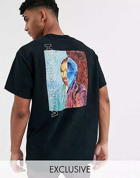 Reclaimed Vintage Van Gogh – T-Shirt in Schwarz günstig online kaufen