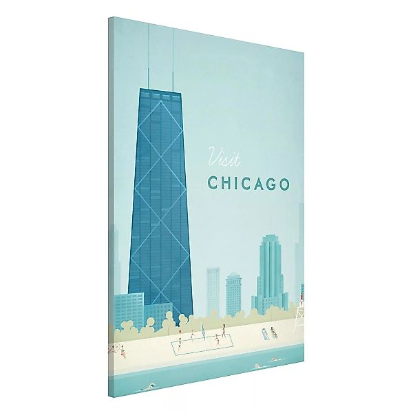 Magnettafel Architektur & Skyline - Hochformat 2:3 Reiseposter - Chicago günstig online kaufen