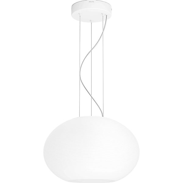 Philips Hue Bluetooth White & Color Ambiance Pendelleuchte Flourish in Weiß günstig online kaufen