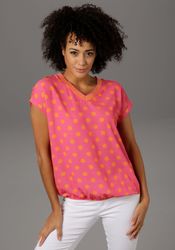 Aniston CASUAL T-Shirt im Material- und günstig online kaufen