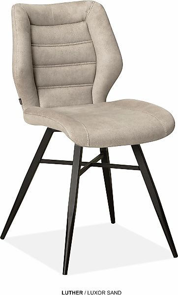 OMG Design Esszimmerstuhl "Luther" (Set) 2 Stk. Stoff Schalenstuhl, bequem günstig online kaufen