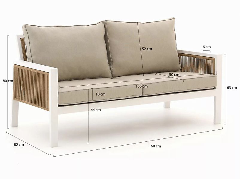 Manifesto Alzano Gartensofa 168 cm günstig online kaufen