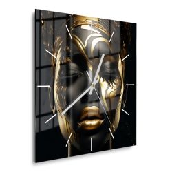 DEQORI Wanduhr 'Göttin des Goldes' (Glas günstig online kaufen