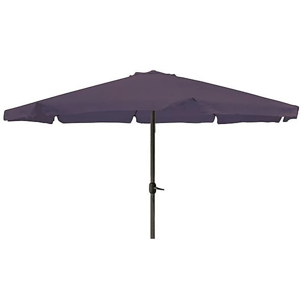 Lex XXL Alu Sonnenschirm Ø 4 m Kurbelschirm Gartenschirm Marktschirm Krempe günstig online kaufen