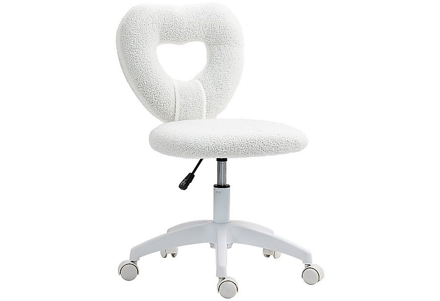 HOMCOM Bürostuhl Drehbar Schreibtischstuhl mit Herzförmige Rückenlehne, ohn günstig online kaufen