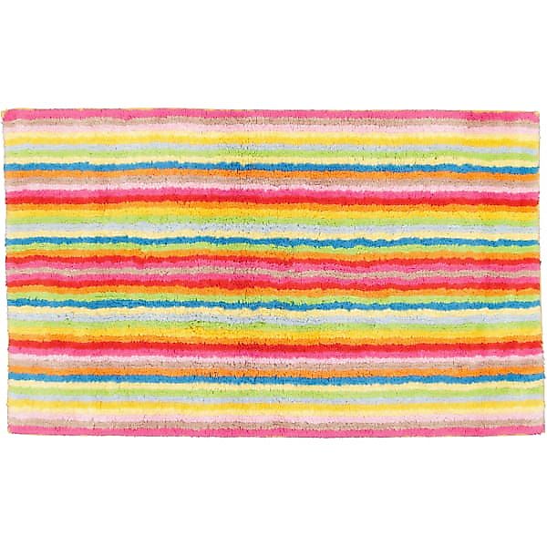 Cawö Badematte Wende-Badteppich Life Style Streifen Multicolor (60x100cm) günstig online kaufen