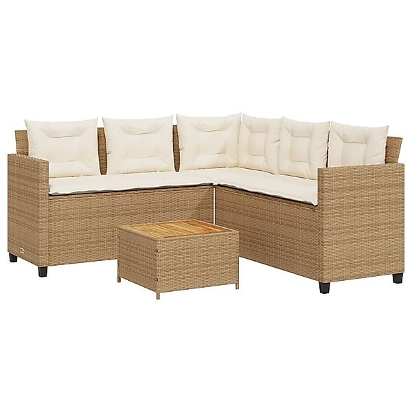 vidaXL Gartenlounge-Set Gartensofa in L-Form mit günstig online kaufen