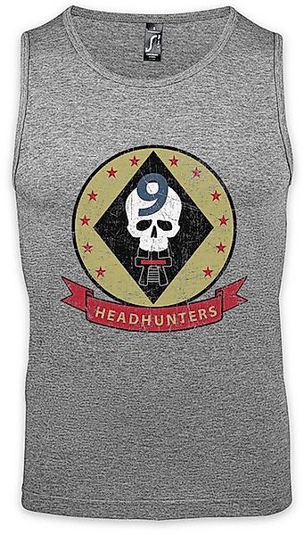 Urban Backwoods Tanktop Headhunters Squadron Patch Ärmelloses T-Shirt Lieut günstig online kaufen