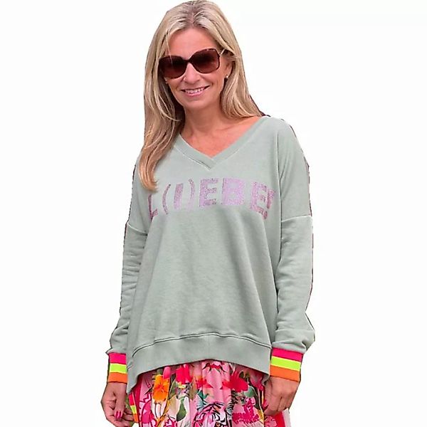 Miss Goodlife Sweater Miss Goodlife MG9759 Sweater, V-Neck, L(I) EBE! Stras günstig online kaufen