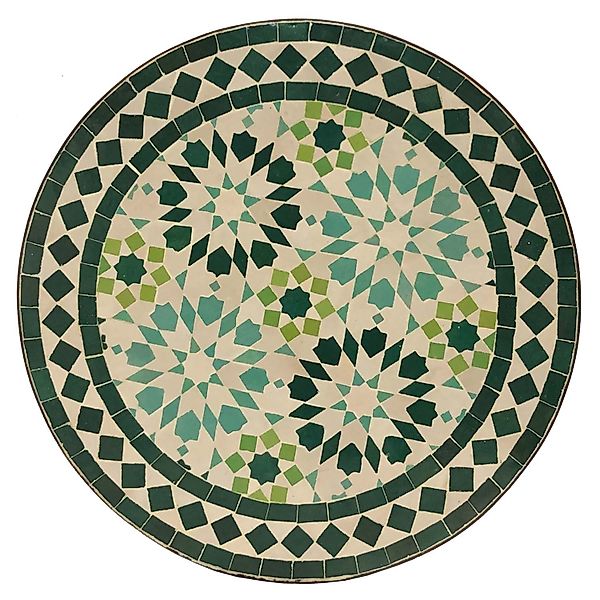 Casa Moro Beistelltisch Mosaik-Beistelltisch Ø45cm Ankabut günstig online kaufen