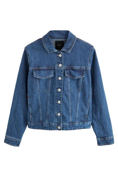 Next Jeansjacke Denim-Jacke für größere Oberweiten günstig online kaufen