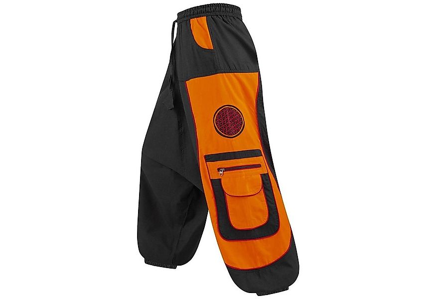 KUNST UND MAGIE Haremshose Cargohose Hippie Haremshose Goa Hose Lebensblume günstig online kaufen