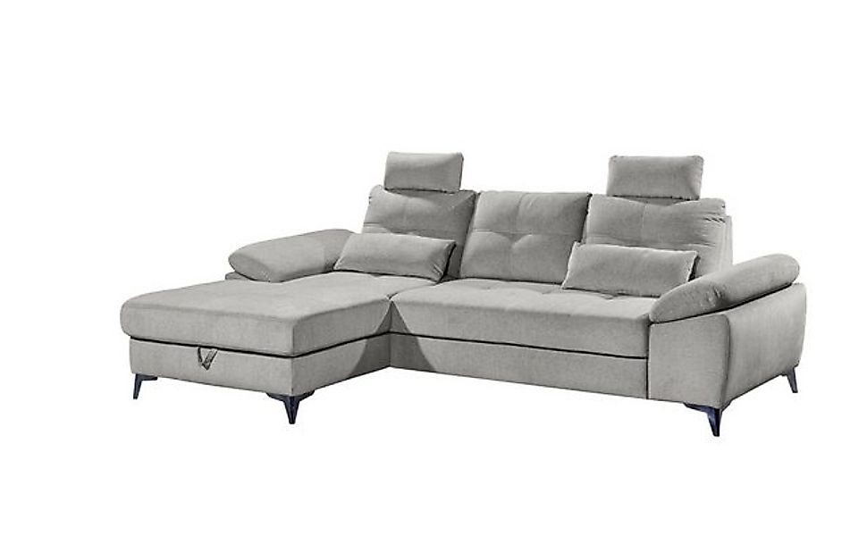 freiraum Wohnlandschaft AUCKLAND, Schlaffunktion, Stauraum, Bezug grey - 27 günstig online kaufen