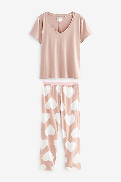 Next Pyjama Kurzärmeliger Baumwoll-Pyjama (2 tlg) günstig online kaufen