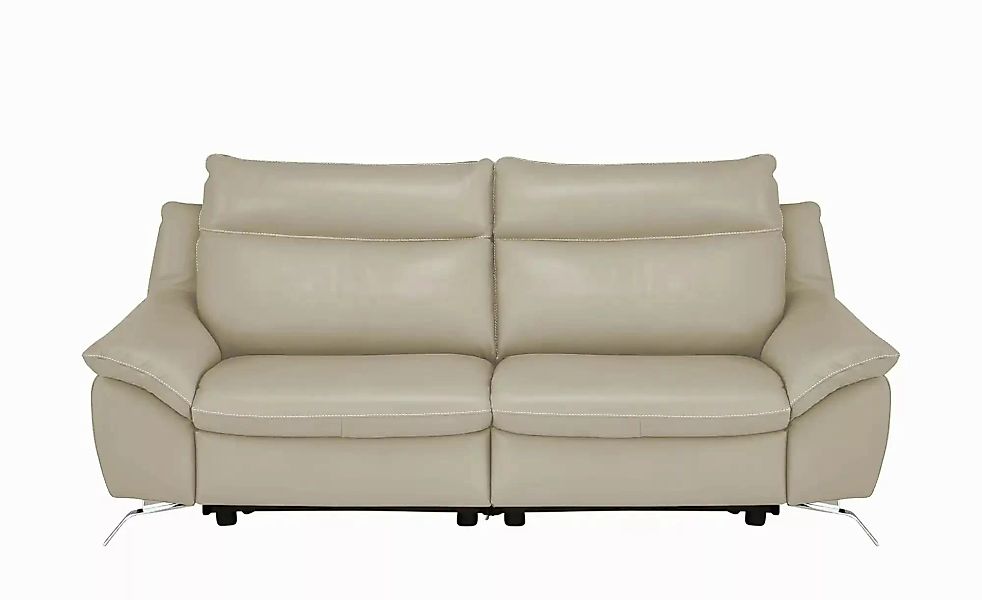 Natuzzi Editions Sofa aus Echtleder Orlando ¦ beige ¦ Maße (cm): B: 212 H: günstig online kaufen