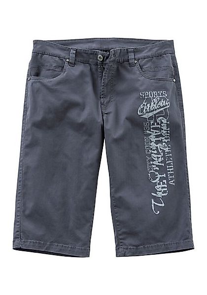 John Devin Bermudas aus elastischer Baumwollmischung mit großem Druck auf d günstig online kaufen