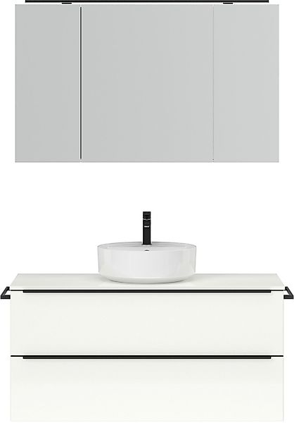 nobilia® Badmöbel-Set »Alvene«, (2 St., vormontiert, mit Soft-Close), inkl. günstig online kaufen