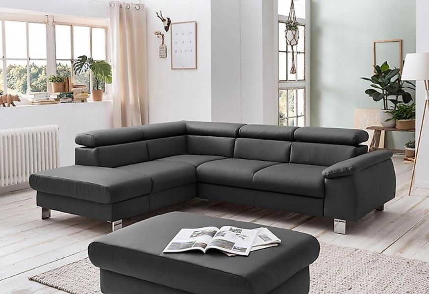 COTTA Polstergarnitur »Komaris L-Form, B: 249 bzw. 100 cm (Set: Ecksofa & H günstig online kaufen