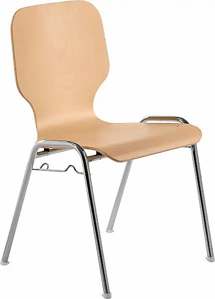 Mayer Sitzmöbel Besucherstuhl »2115«, Stapelstuhl stapelbar bis 10 Stk. günstig online kaufen