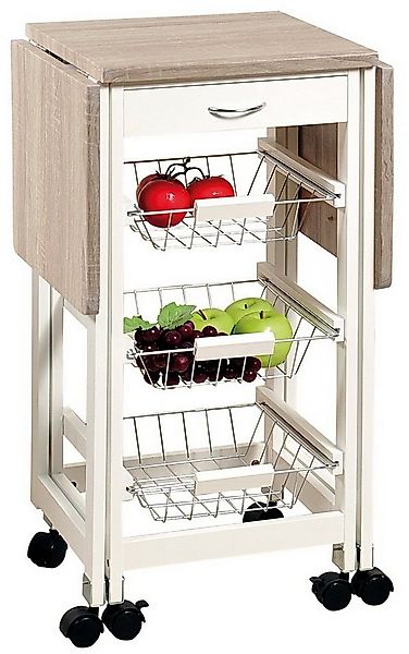 KESPER® Küchenwagen Universalwagen, Transportwagen, Ablageregal, 2 ausklapp günstig online kaufen