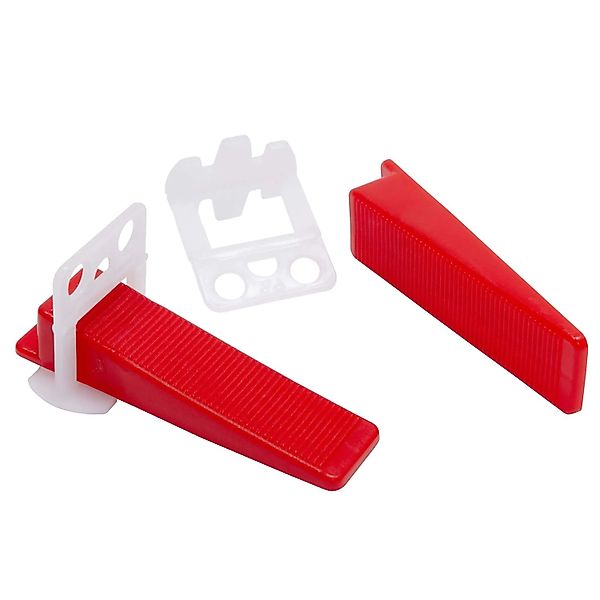 Dalsys Fliesen Nivelliersystem Set 2mm 1000x Zuglaschen 300x Keile günstig online kaufen