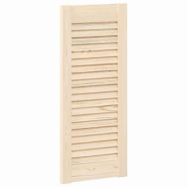 vidaXL Mehrzweckschrank Schranktür Lamellen-Design 69x29,5 cm Massivholz Ki günstig online kaufen