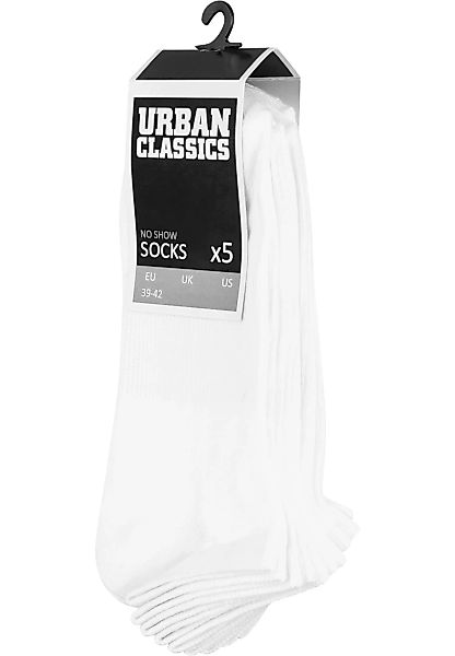 URBAN CLASSICS Freizeitsocken "Accessoires No Show Socks 5-Pack", (1 Paar) günstig online kaufen