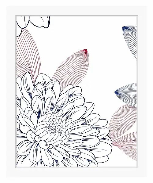 queence Bild »Lia«, Blumen, (Set), Blumen, gerahmt günstig online kaufen