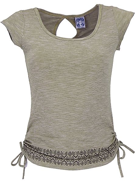 Guru-Shop T-Shirt Yoga -T-Shirt aus Bio-Baumwolle günstig online kaufen