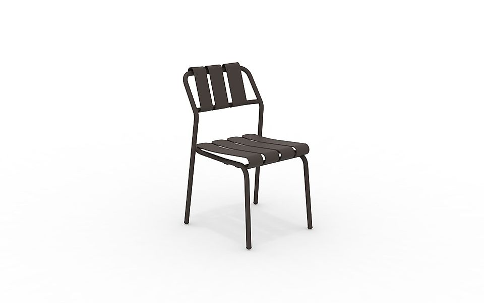 Robuster Terrassenstuhl Verdea stapelbar bronze günstig online kaufen