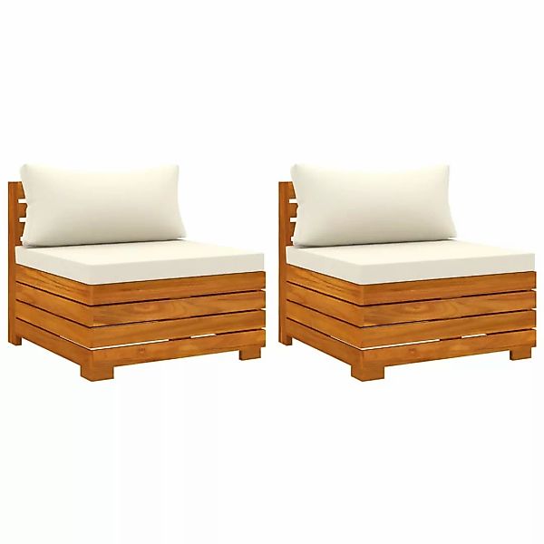 2-sitzer-gartensofa Mit Kissen Massivholz Akazie günstig online kaufen