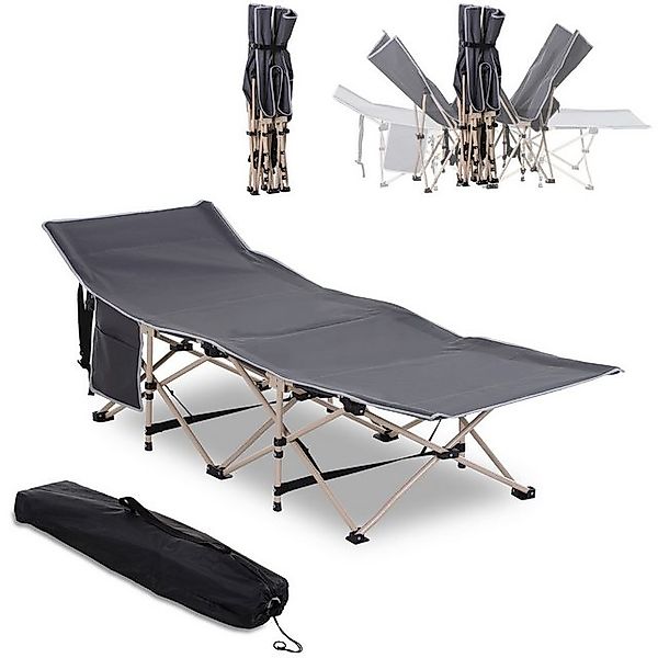 MC Star Feldbett mit Aufbewahrungstasche, Faltbares Campingbett, Campinglie günstig online kaufen