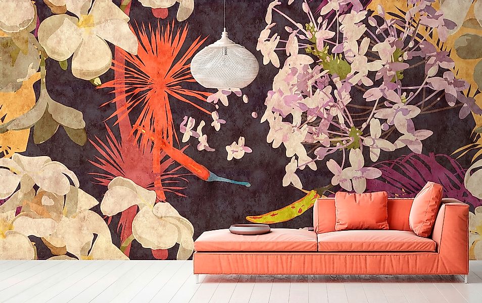 living walls Fototapete »Walls by Patel Vintage Bouquet 1«, Vlies, Wand, Sc günstig online kaufen