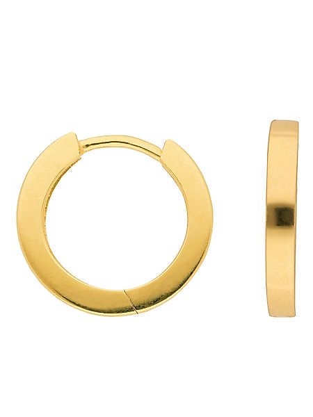 Adelia´s Paar Ohrhänger "1 Paar 333 Gold Ohrringe / Creolen Ø 15,2 mm", 333 günstig online kaufen