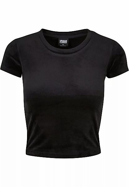 URBAN CLASSICS T-Shirt "Urban Classics Damen Ladies Short Velvet Tee", (1 t günstig online kaufen