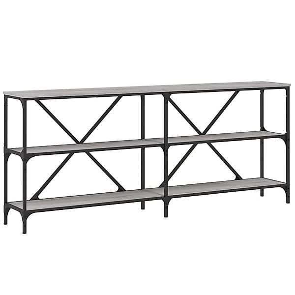 vidaXL Beistelltisch Konsolentisch Grau Sonoma 180x30x75 günstig online kaufen