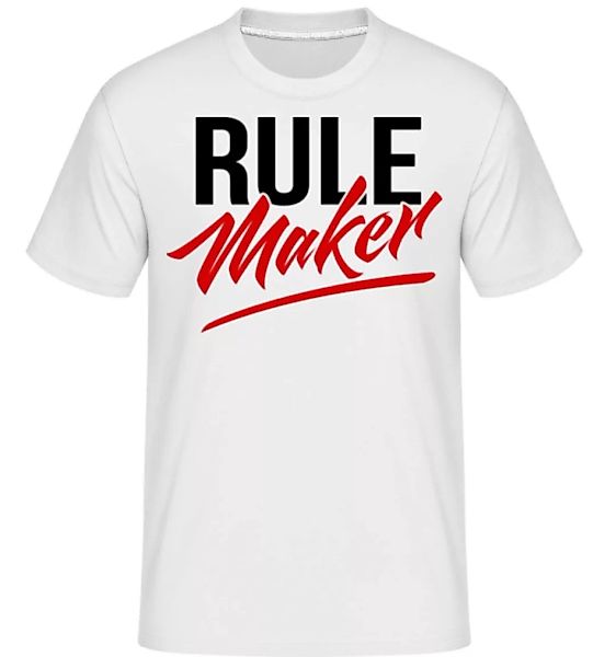 Rule Maker · Shirtinator Männer T-Shirt günstig online kaufen