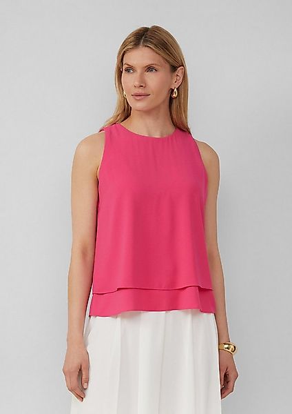 s.Oliver Blusentop Bluse Blusenshirt mit Layering günstig online kaufen