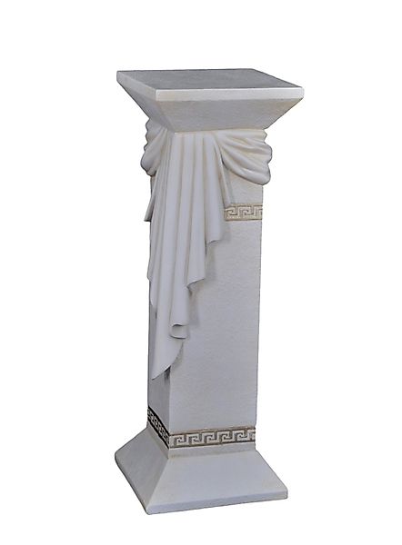 Schatzkiste1 Beistelltisch Säule Mäander Beistelltisch Dekosäule günstig online kaufen