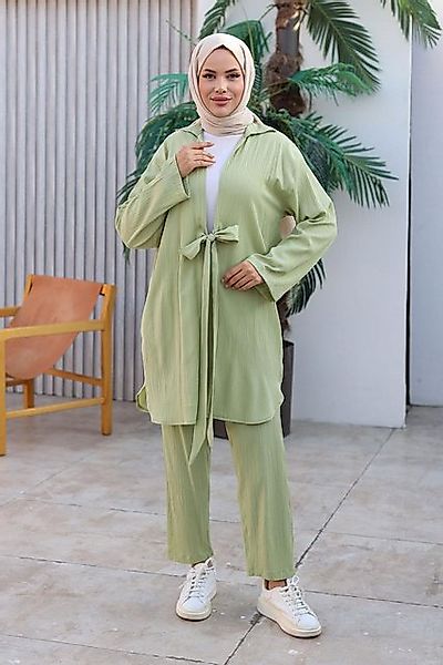 MİSSKAYLE Hosenanzug Kimono-Set mit Krawatten-Detail günstig online kaufen