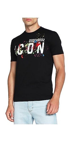 Dsquared2 Print-Shirt Dsquared2 Icon Splash Cool T-Shirt Schwarz Herren S günstig online kaufen