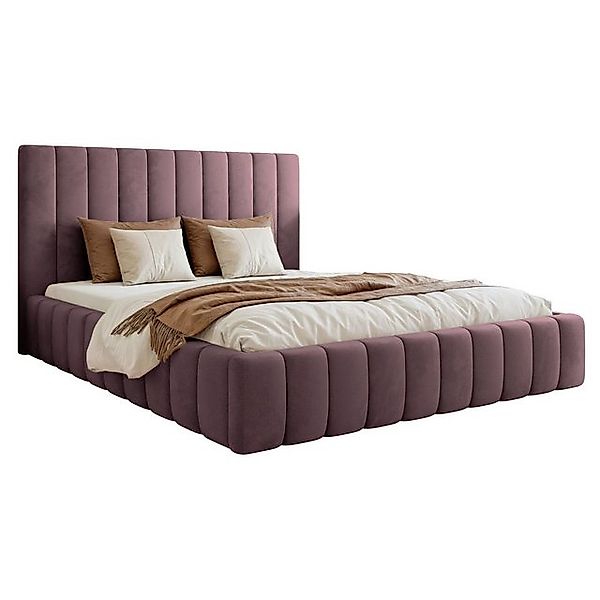 Selsey Polsterbett FIARRO, Bett mit Polsterrahmen, Kopfteil, Bettkasten 140 günstig online kaufen