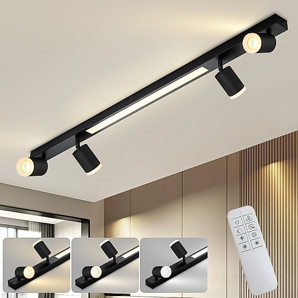 Nettlife LED Deckenleuchte 4 Flammig Dimmbar günstig online kaufen