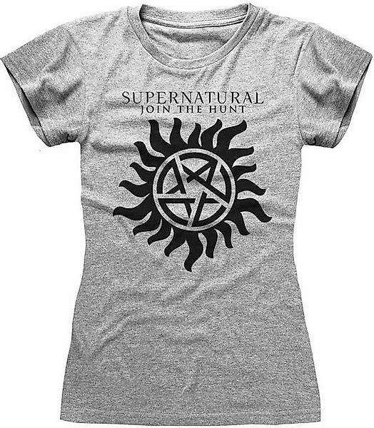Supernatural T-Shirt Logo And Symbol T-Shirt günstig online kaufen