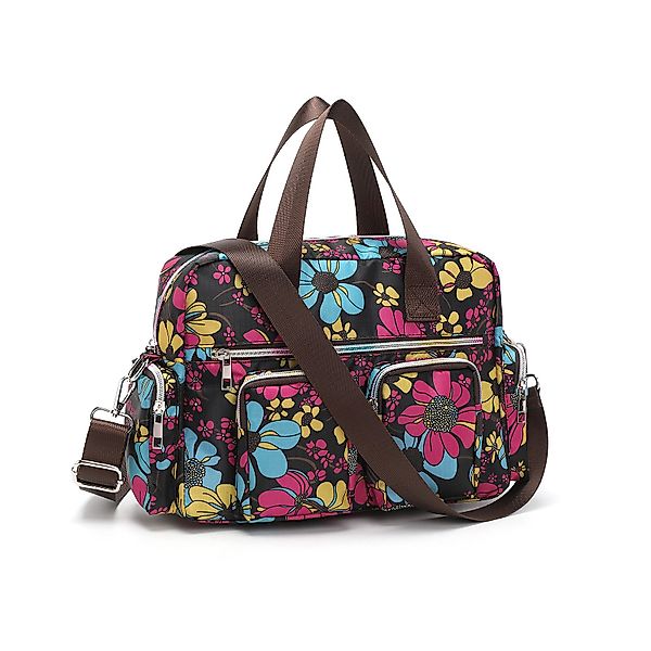 KONO Handtasche Damenhandtasche, Wasserdicht mit Blumenmuster günstig online kaufen