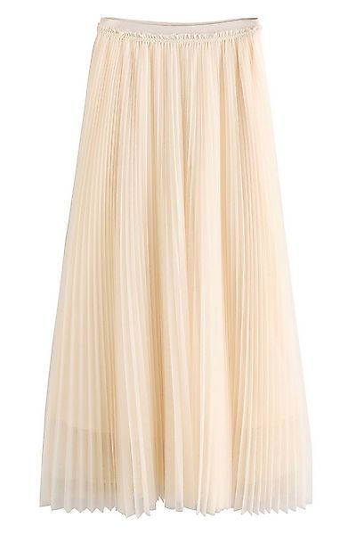 Next Maxirock Plissierter Tüll-Maxirock aus Mesh (1-tlg) günstig online kaufen